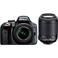  Nikon D3300 + 18-55 Lens AF-S DX VR II + 55-200 AF-S DX VR  - DSLR Camera
