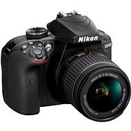 Nikon D3400 fekete + AF-P DX 18-55 VR - Digitális fényképezőgép