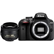 Nikon D3400 fekete + AF-S DX 35 f/1.8G - Digitális fényképezőgép