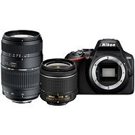 Nikon D3500 Black + 18-55mm VR + Tamron 70-300mm - Digital Camera