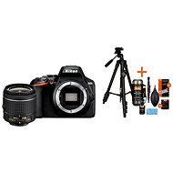 Nikon D3500 čierny + 18–55 mm + Rollei Foto Starter Kit 2 - Digitálny fotoaparát