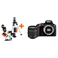 Nikon D3500 Black + 18-55mm + Rollei Starter Kit - Digital Camera