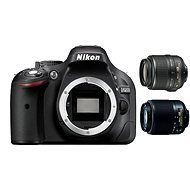 Nikon D5200 + 18-55mm Objektiv AF-S DX VR + 55-200mm AF-S VR - Digitale Spiegelreflexkamera