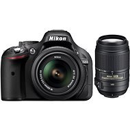 Nikon D5200 + 18-55mm Objektiv AF-S DX VR II + 55-300 AF-S VR - Digitale Spiegelreflexkamera