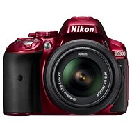  Nikon D5300 RED 18-55 Lens + AF-S DX VR  - DSLR Camera