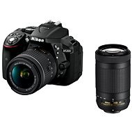 Nikon D5300 Black + 18-55mm VR AF-P + 70-300mm VR AF-P - Digital Camera