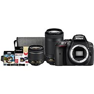 Nikon D5300 black + 18-55mm AF-P VR + 70-300mm AF-P VR + Nikon Starter Kit - Digital Camera