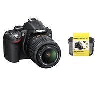 Nikon D5500 + 18-55mm AF-P VR Lens + Nikon Starter Kit - DSLR Camera