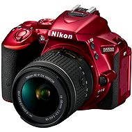 Nikon D5500 RED + Objektiv 18-55 VR AF-P - Digitale Spiegelreflexkamera