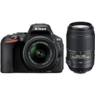 Nikon D5500 + 18-55mm Lens AF-S DX VR + 55-300 mm AF-S DX VR - DSLR Camera