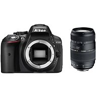 Nikon D5300 Black + TAMRON AF 70-300mm f/4.0-5.6 Di for Nikon LD Macro 1:2 - Digital Camera