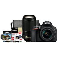 Nikon D5600 + AF-P 18-55mm + 70-300mm VR + Nikon Starter Kit - Digital Camera