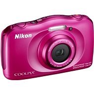 Nikon COOLPIX S33 Pink Backpack Kit - Digital Camera
