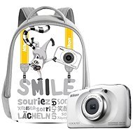 Nikon COOLPIX W100 fehér hátizsák szett - Gyerek fényképezőgép