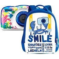 Nikon COOLPIX W100 Backpack Kit - Navy Blue - Children's Camera