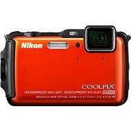 Nikon COOLPIX AW120 Orange  - Digital Camera