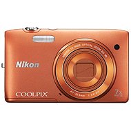  Nikon COOLPIX S3500 orange  - Digital Camera