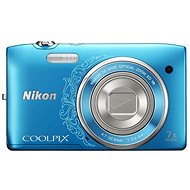Nikon COOLPIX S3500 Blue Lineart - Digital Camera