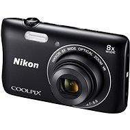 Nikon COOLPIX S3700 čierny - Digitálny fotoaparát