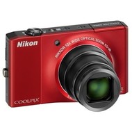 Nikon COOLPIX S8000 červený - Digital Camera