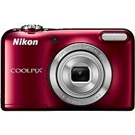 Nikon COOLPIX L31 piros + töltő + 2x AA elem - Digitális fényképezőgép