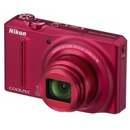 Nikon COOLPIX S9100 red - Digital Camera