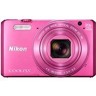Nikon COOLPIX S7000 Pink + Case - Digital Camera