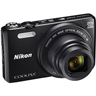 Nikon COOLPIX S7000 Fekete + tok + 8 GB SD kártya - Digitális fényképezőgép