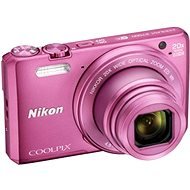 Nikon COOLPIX S7000 Pink + Case + 8 GB SD-Karte - Digitalkamera