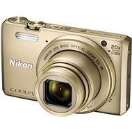Nikon COOLPIX S7000 zlatý + puzdro - Digitálny fotoaparát