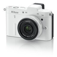 Nikon 1 V1 + Objektiv 10mm F2.8 white - Digital Camera