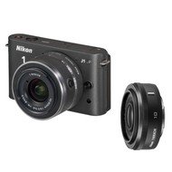 Nikon 1 J1 + Objektivy 10-30mm + 10mm F2.8 black - Digital Camera
