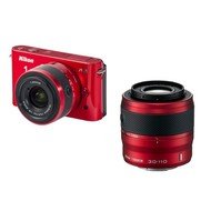 Nikon 1 J1 + Objektivy 10-30mm + 30-110mm VR red - Digital Camera
