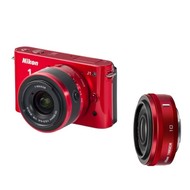 Nikon 1 J1 + Objektivy 10-30mm + 10mm F2.8 red - Digital Camera