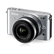 Nikon 1 J2 + Objektiv 10-30mm F3.5-5.6 silver - Digital Camera