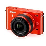 Nikon 1 J2 + Objektiv 10-30mm F3.5-5.6 orange - Digital Camera