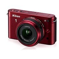 Nikon 1 J2 + Objektiv 11-27,5mm F3.5-5.6 red - Digital Camera