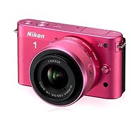 Nikon 1 J2 + Objektivy 10-30mm + 30-110mm pink - Digital Camera