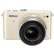 Nikon 1 J3 + 10-30 mm VR Objektiv Biege - Digitalkamera
