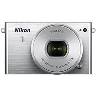 Nikon 1 J4 + 10-30 mm VR Objektiv Silber - Digitalkamera