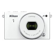  Nikon 1 J4 + 10-30 mm VR Lens + 30-110 mm VR White  - Digital Camera