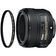 Nikon AF-S NIKKOR 50mm f/1.8G + HOYA 58mm UV PRO1 Filter - Lens