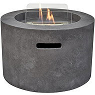 OKO Bioethanol fires Field & Flame Acacia Bioethanol Fire Pit, Grey - Bioethanol Fireplace