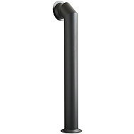 Oko Extra high angled decorative metal pipe for stove, anthracite grey - Flue Pipe