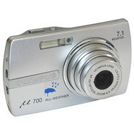Olympus [mju:] 700 Digital stříbrný (silver), CCD 7 Mpx, 3x zoom, 2.5" LCD, Li-Ion, xD - Digital Camera