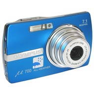 Olympus [mju:] 700 Digital modrý (blue), CCD 7 Mpx, 3x zoom, 2.5" LCD, Li-Ion, xD - Digital Camera