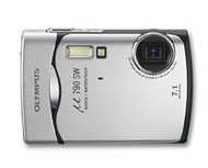 Olympus [mju:] 790SW Digital stříbrný (silver), CCD 7.1 Mpx, 3x zoom, 2.5" LCD, Li-Ion, face detecti - Digital Camera