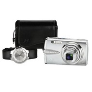 Olympus [mju:] 1020 Digital Luxury kit stříbrný (silver) CCD 10.1 Mpx, 7x zoom, 2.7" LCD, Li-Ion, fa - Digital Camera