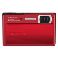Olympus [mju:] 1040 červený (red) CCD 10 Mpx, 3x zoom, 2.7" LCD, Li-Ion, face detection - Digital Camera