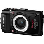 Olympus TOUGH TG-4 Black + LG-1 LED Light Guide - Digital Camera